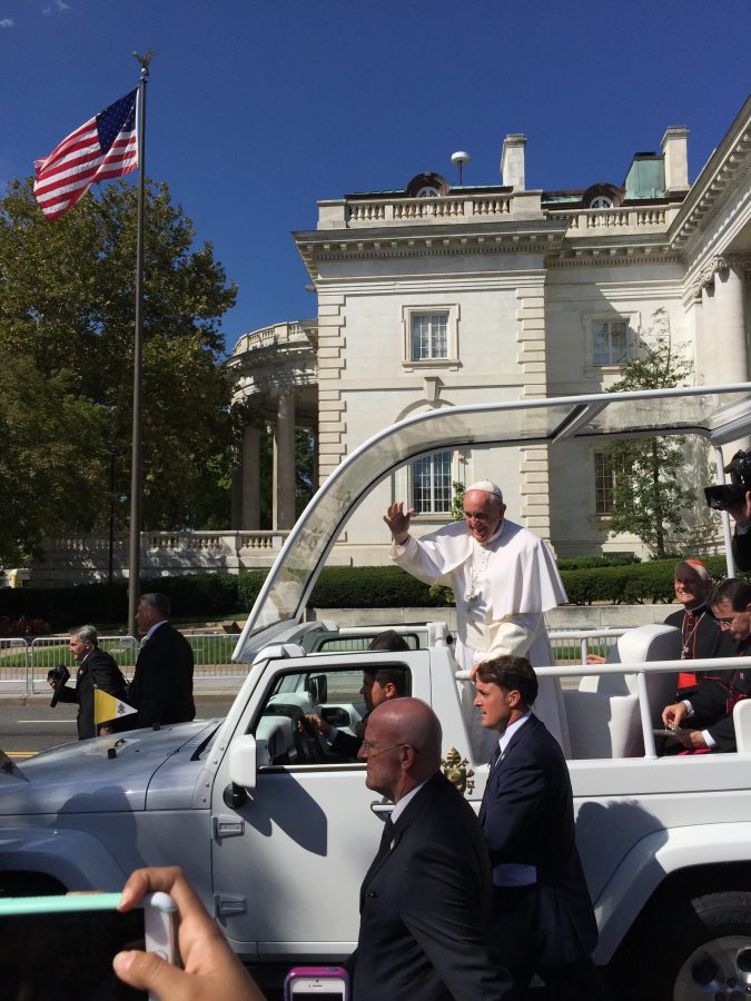 Pope visits the District