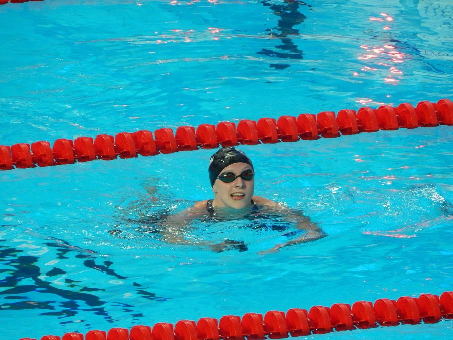 Local swimmer Katie Ledecky blows competition out of the water