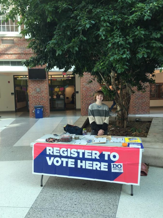 Colyar Trimble encourages voting through registration drive