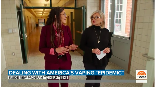 Today Show visits Wilson to film vaping segment