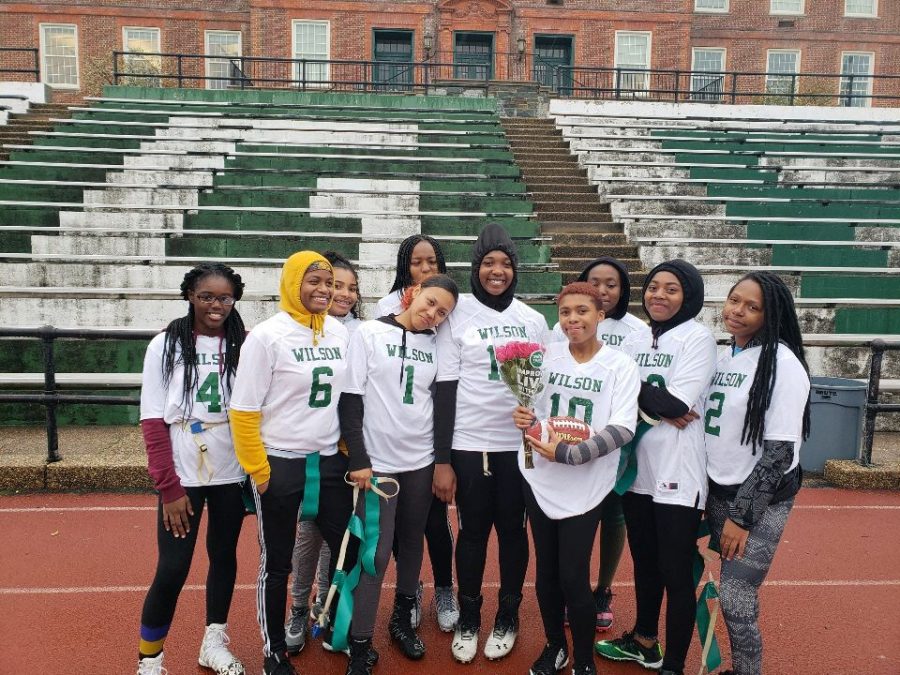 Wilson flag football hopes to secure DCIAA title