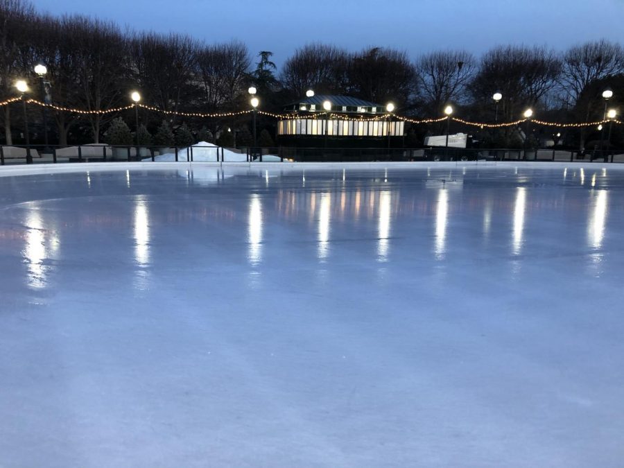 The ice rink at the Sculpture Garden (Photo courtesy of Ruby Mason)