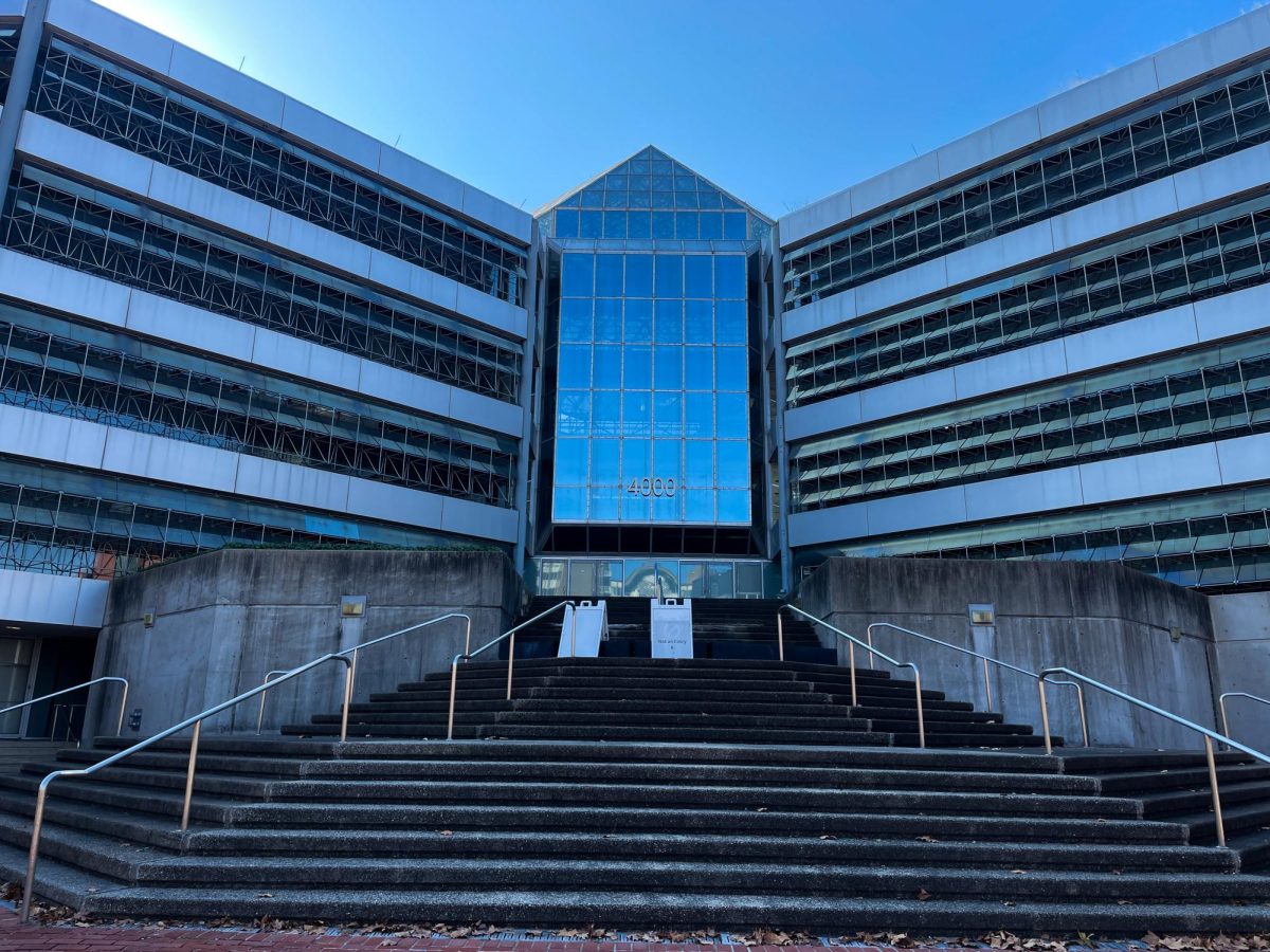 ON THE MARKET - Former Intelsat building sits empty on Connecticut Avenue. Ward 3 Councilmember Matt Frumin several ideas of how to utilize the space.