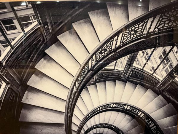 “Rookery Stairway Chicago” Metal Print 24x18