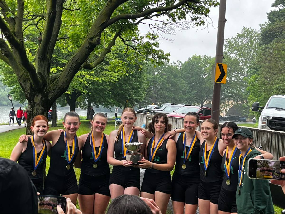 THE CREW - The freshman girls unit make school history winning the Stotesbury Regatta. They pulled out the win four seconds faster than any other boat in their heat.