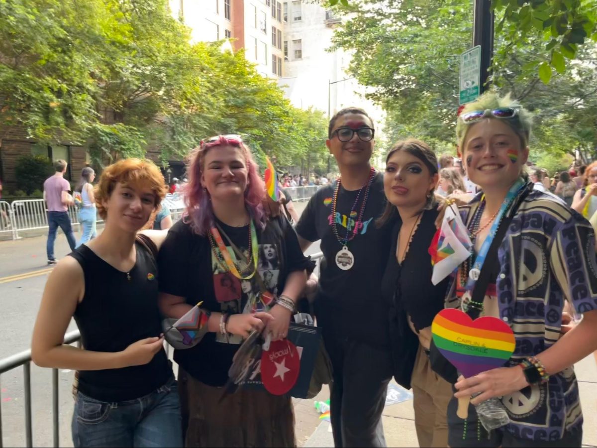 PRIDE - Jax Downey, Kalie Van Order, Micro Alexander, Mia Gerson, and Josey Kanach pose at DC Pride last year. Each year the Capital Pride Parade takes place in DC. 